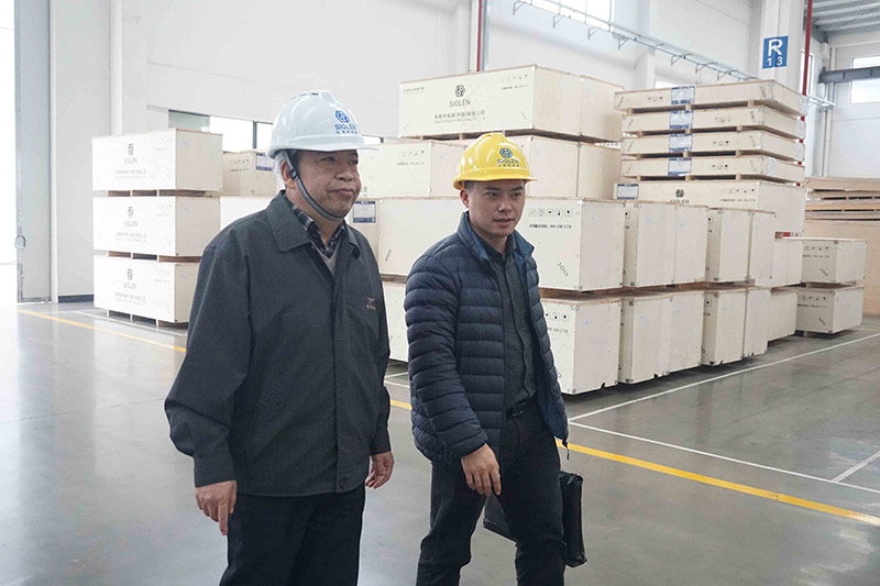 全國電梯標準化技術(shù)委員會秘書長陳鳳旺先生蒞臨辛格林電梯廠家參觀考察